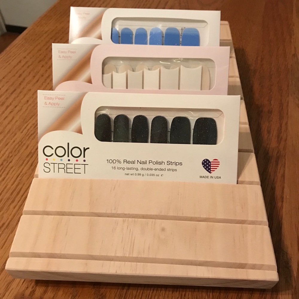 Wooden Display Stand - Color Street